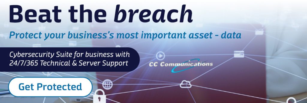 Beat the Breach. Protect your business's most important asset - data banner.